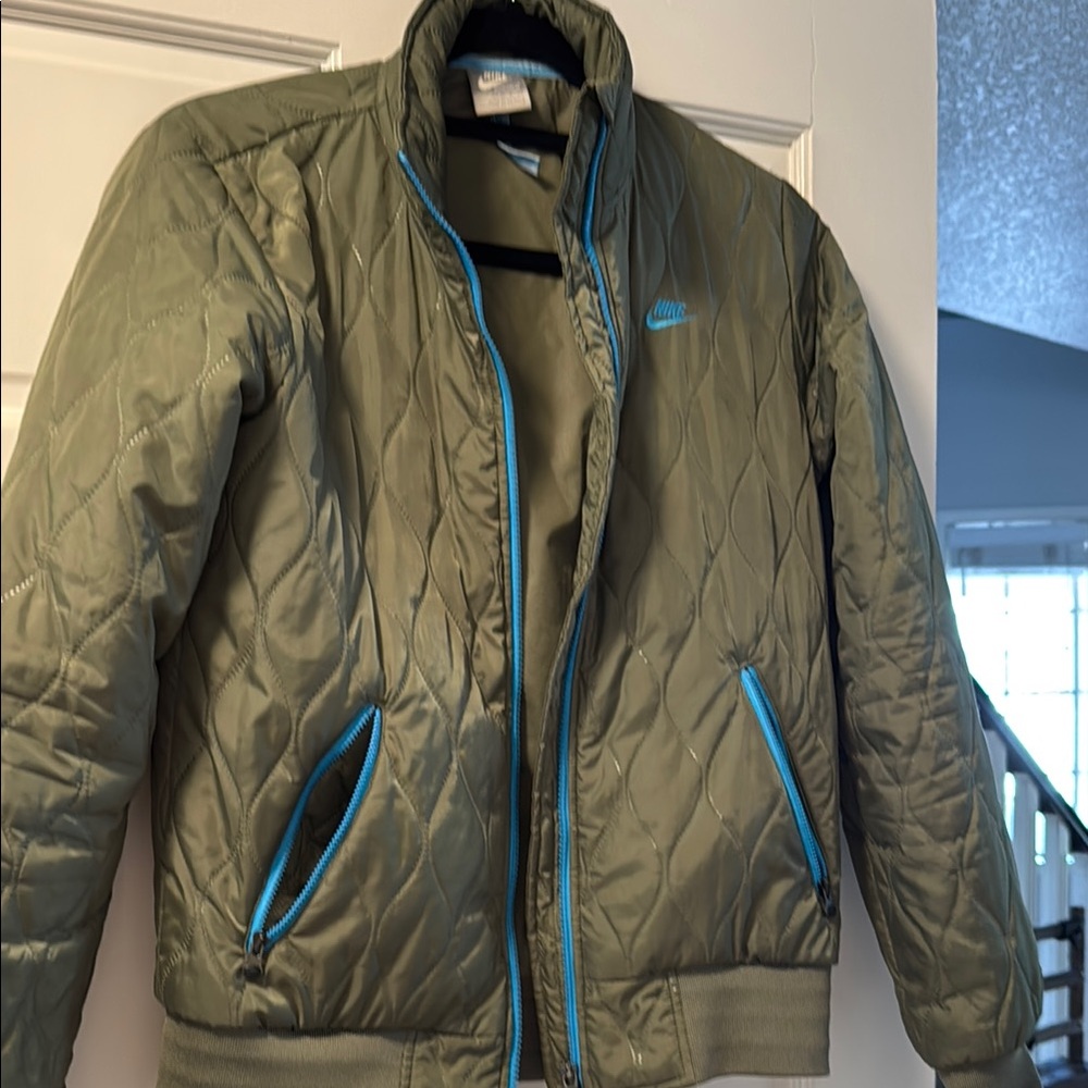 Nike Women’s Olive Quilted Jacket